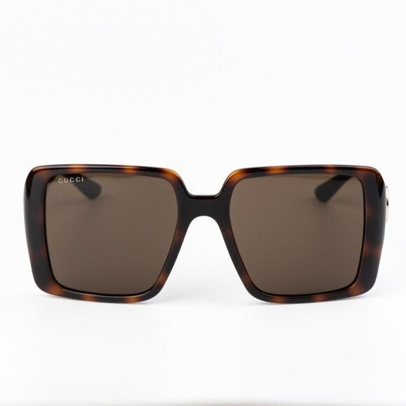 SALE! NEW Gucci GG1692S 002 Havana Brown Square Women Sunglasses main image 7